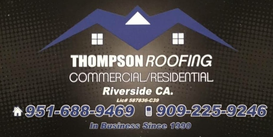 Thompson Roofing | 6763 Sunnyvale Dr, Riverside, CA 92505, USA | Phone: (909) 377-4402