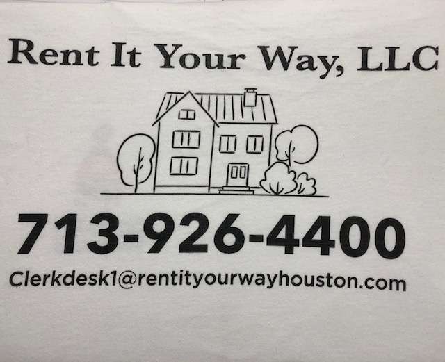 Rent It Your Way LLC | 6601-B, Gulf Fwy, Houston, TX 77087 | Phone: (713) 926-4400