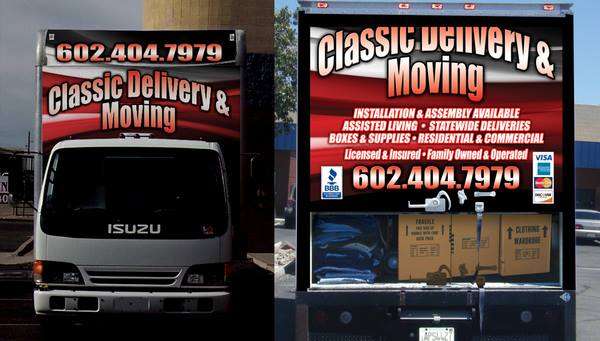 Classic Delivery and Moving, Inc | 13416 N Cave Creek Rd, Phoenix, AZ 85022, USA | Phone: (602) 404-7979