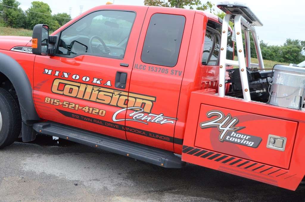 Minooka Collision Center Inc | 512 Twin Rail Dr #120, Minooka, IL 60447 | Phone: (815) 521-4120