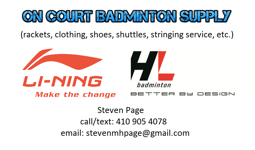 On Court Badminton Supply | 1206 Doragen Ct, Lutherville-Timonium, MD 21093, USA | Phone: (410) 905-4078