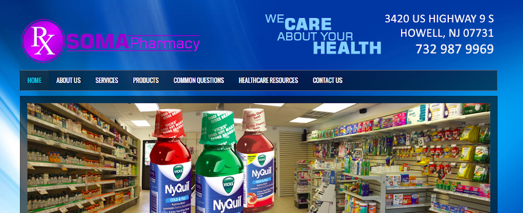 Soma Pharmacy | 3420 U.S. 9, Howell, NJ 07731, USA | Phone: (732) 987-9969