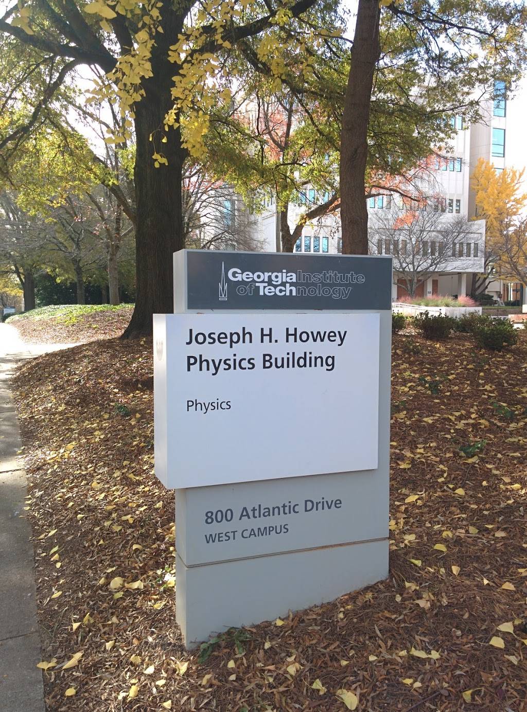 Georgia Institute of Technology School of Physics | 837 State St NW, Atlanta, GA 30332, USA | Phone: (404) 894-5201