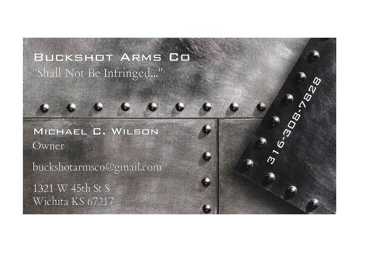 Buckshot Arms Co | 1321 W 45th St S, Wichita, KS 67217, USA | Phone: (316) 308-7828