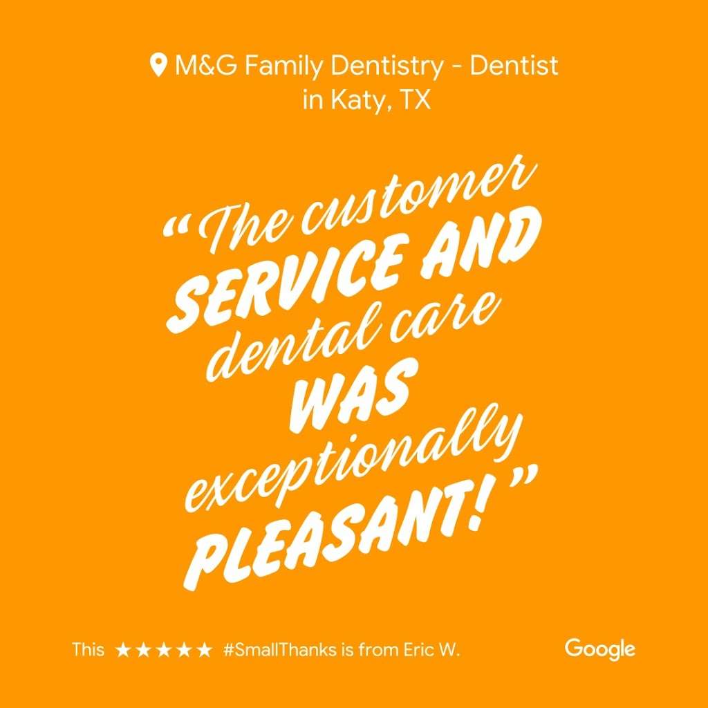 M&G Family Dentistry - Dentist in Katy, TX | 2015 N Mason Rd #500, Katy, TX 77449, USA | Phone: (832) 471-8546