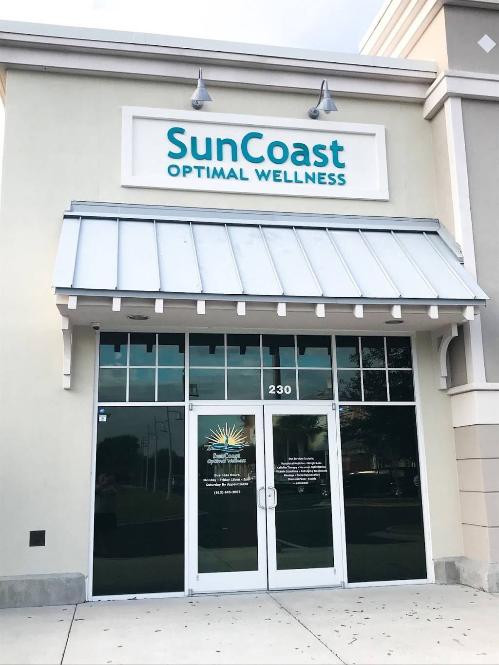 SunCoast Optimal Wellness | 230 Harbor Village Lane, Apollo Beach, FL 33572, USA | Phone: (813) 645-2003