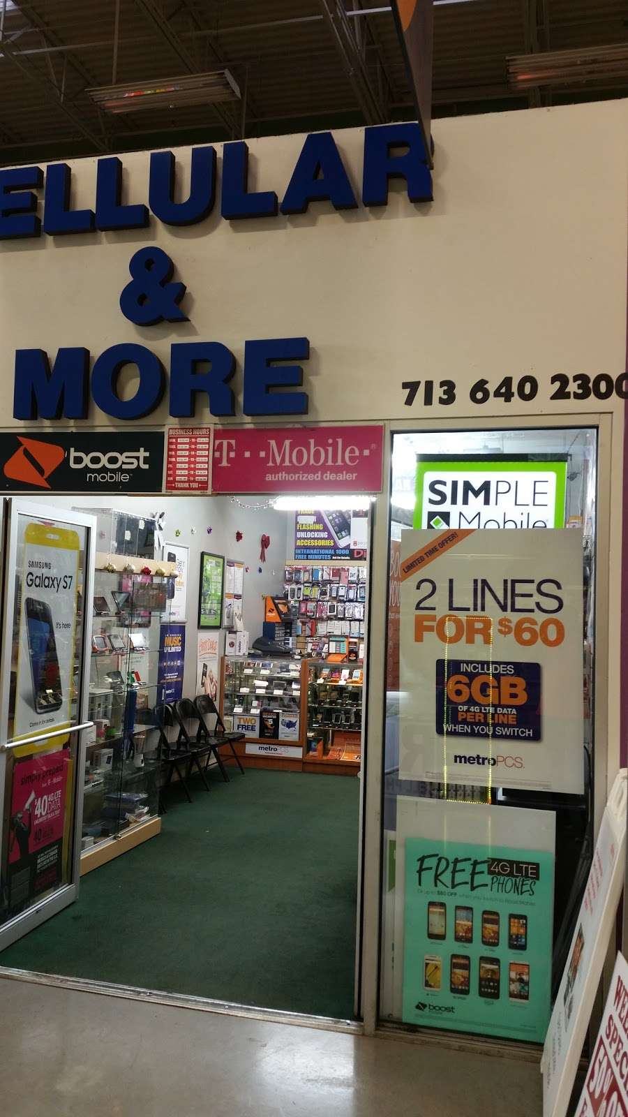 Cellular & More Inc @ 3111 Woodridge Dr (INSIDE HEB) | 3111 Woodridge Dr #500, Inside HEB, Houston, TX 77087, USA | Phone: (713) 640-2300