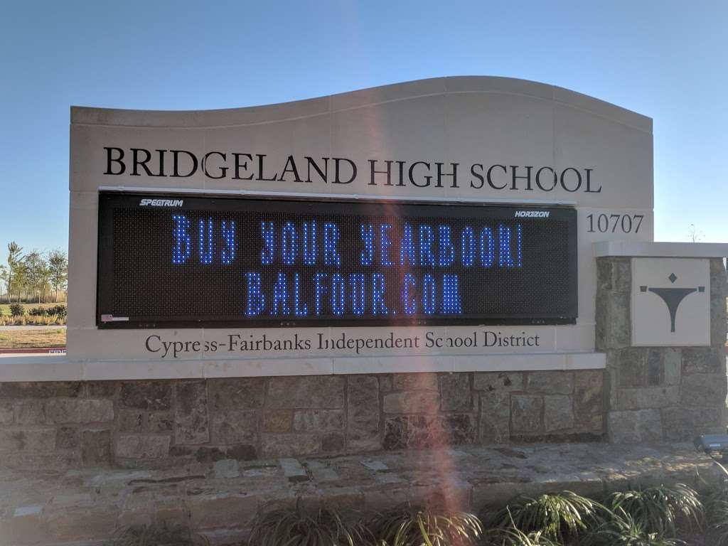 Bridgeland High School | 10707 Mason Rd, Cypress, TX 77433, USA | Phone: (832) 349-7600