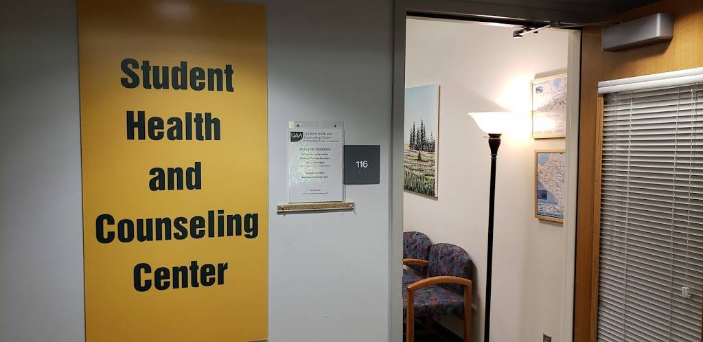 UAA Student Health and Counseling Center | 3416 Seawolf Drive Rasmuson, Hall 120, Anchorage, AK 99508, USA | Phone: (907) 786-4040