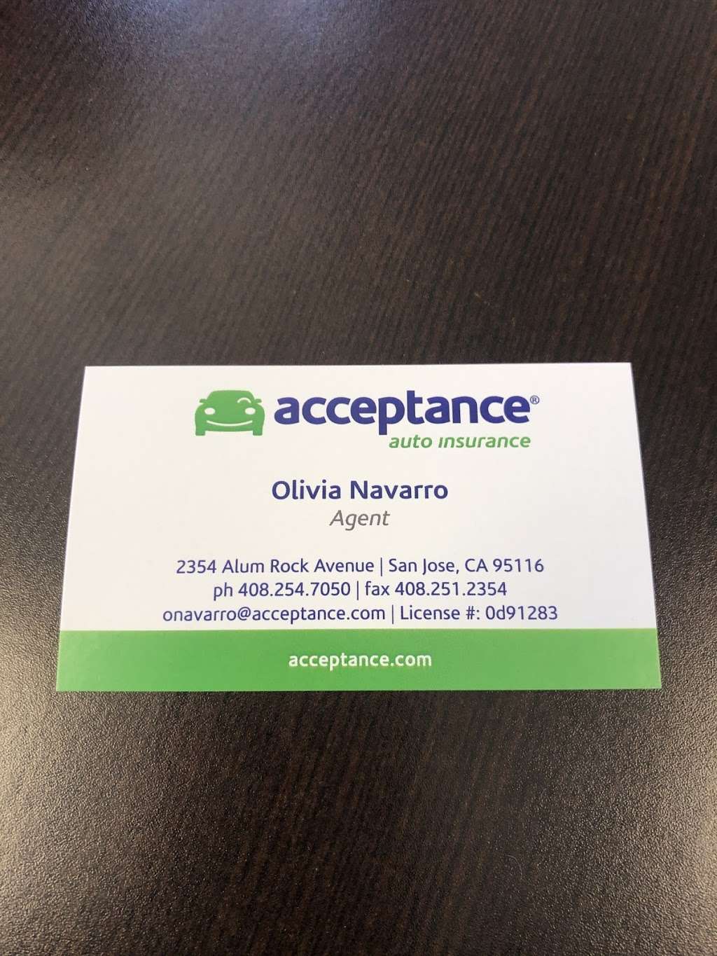 Acceptance Insurance | 2354 Alum Rock Ave, San Jose, CA 95116, USA | Phone: (408) 254-7050