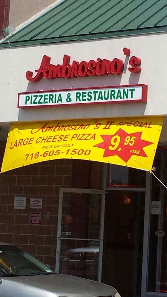 Ambrosinos Pizzeria & Restaurant | 3161 Amboy Rd, Staten Island, NY 10306, USA | Phone: (718) 987-8800