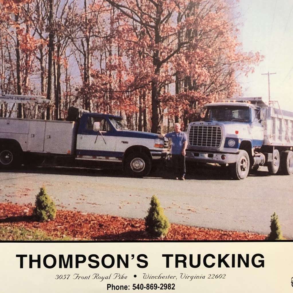 Thompson Trucking | 3057 Front Royal Pike, Winchester, VA 22602, USA | Phone: (540) 869-2982