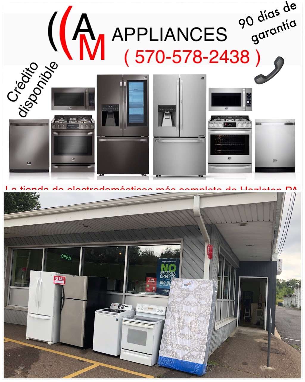 AM Appliances | 679 S Church St Suite 110, Hazleton, PA 18201, USA | Phone: (570) 578-2438