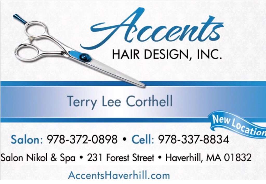 Accents Hair Design Inc | 231 Forest St, Haverhill, MA 01832, USA | Phone: (978) 372-0898