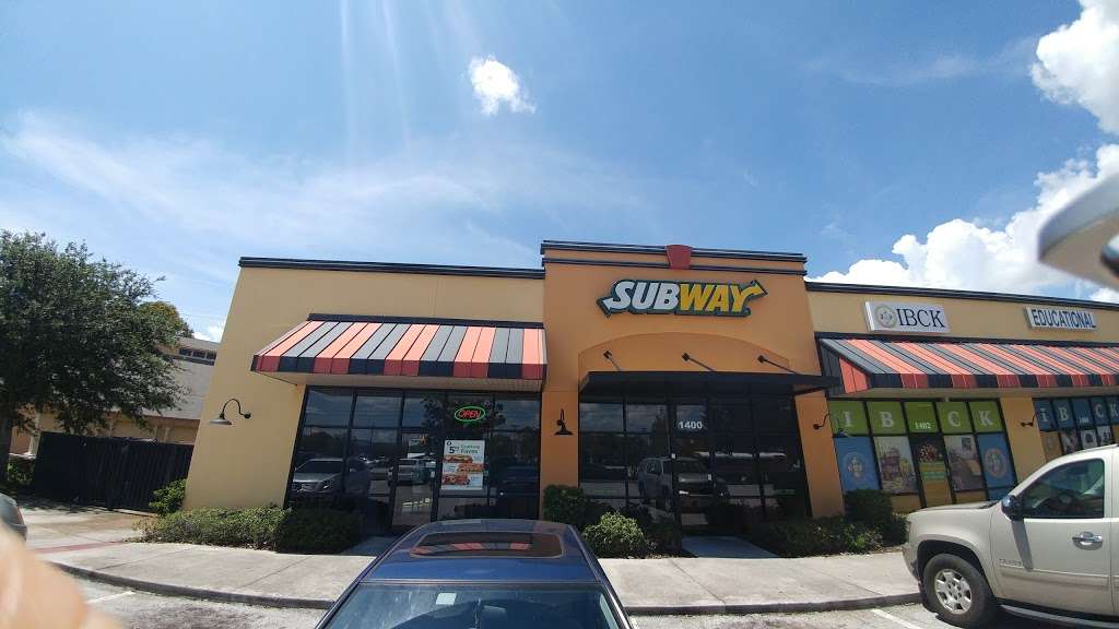 Subway Restaurants | 1400 Simpson Rd, Kissimmee, FL 34744 | Phone: (407) 343-1911