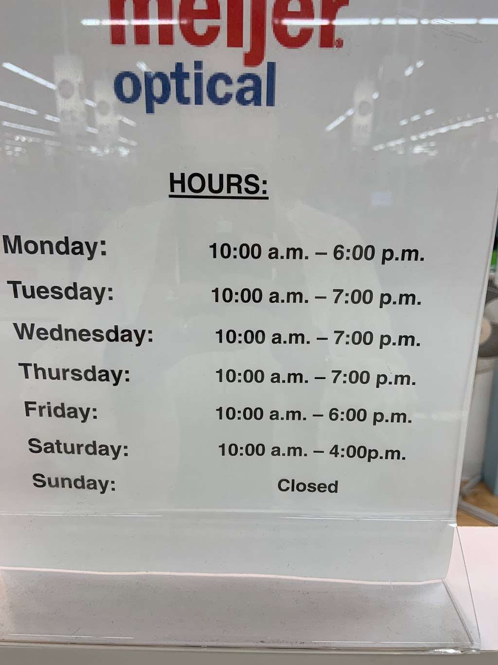 Meijer Optical | 4901 IN-26 E, Lafayette, IN 47905, USA | Phone: (765) 446-2534