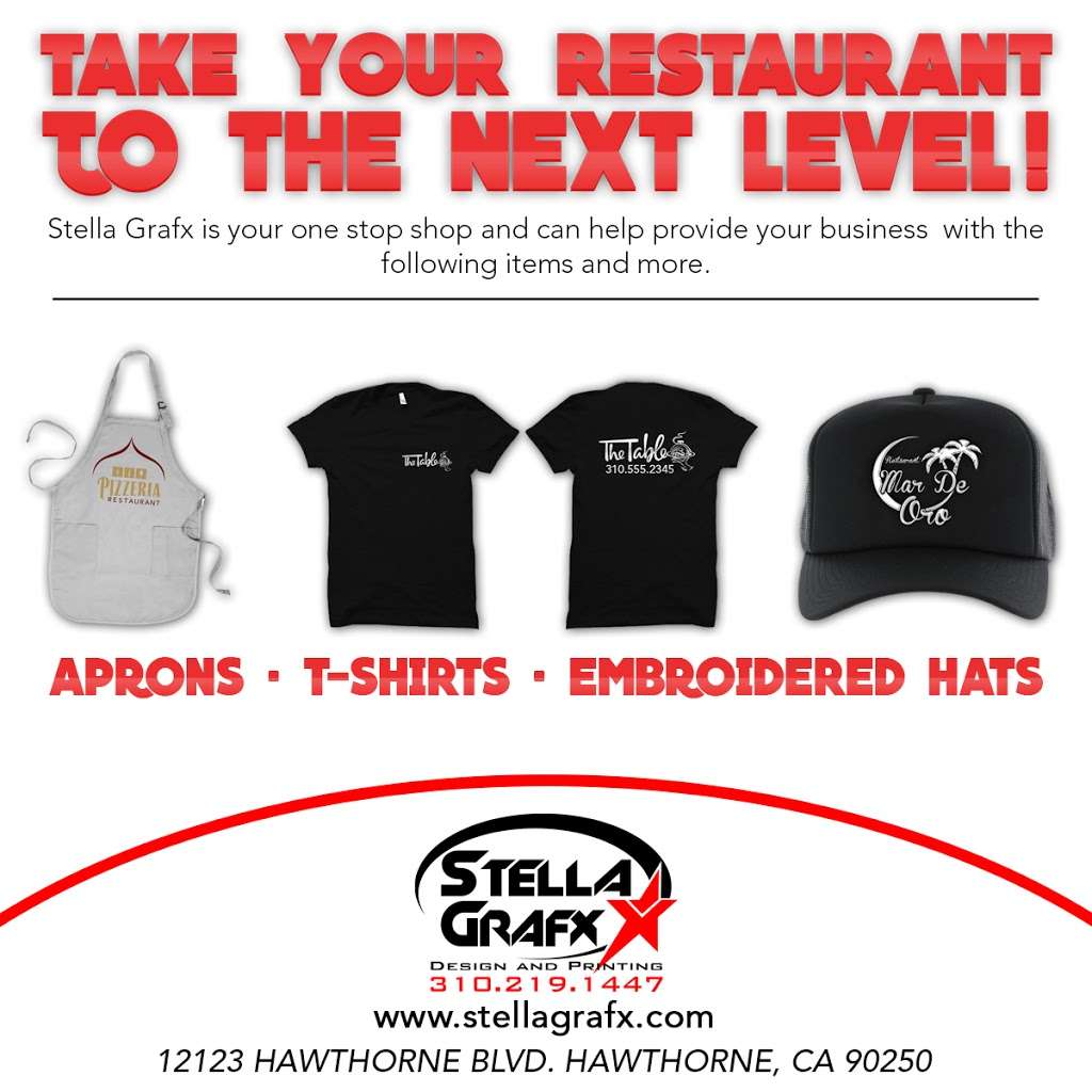 Stella Grafx | 12123 Hawthorne Blvd, Hawthorne, CA 90250, USA | Phone: (310) 219-1447