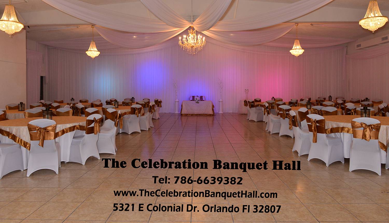 The Celebration Banquet Hall | 5321 E Colonial Dr, Orlando, FL 32807, United States | Phone: (786) 663-9382