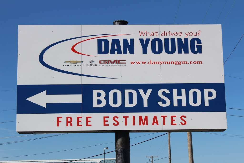 Dan Young Chevrolet Buick GMC - Body Shop | 921 E Jefferson St, Tipton, IN 46072, USA | Phone: (765) 675-1529