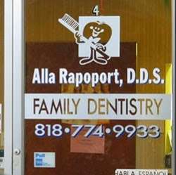 Alla Rapoport DDS | 7601 Canby Ave Suite 4, Reseda, CA 91335 | Phone: (818) 774-9933