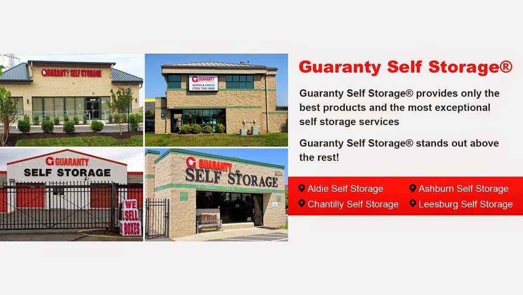 Guaranty Self Storage | 24195 Millstream Dr, Aldie, VA 20105, USA | Phone: (703) 940-9038