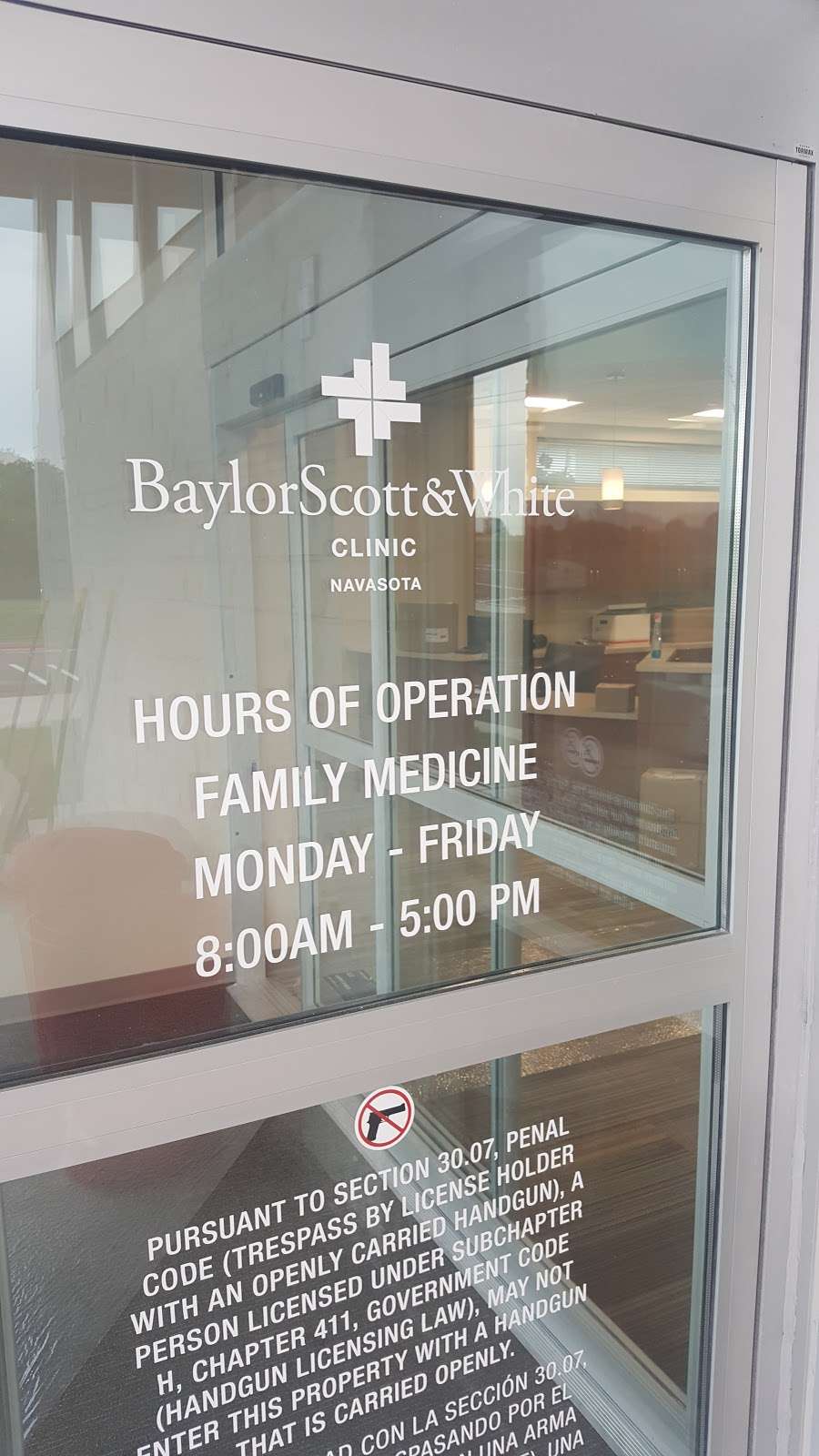 Baylor Scott & White Clinic - Navasota | 8264 Hwy 6, Navasota, TX 77868 | Phone: (979) 207-6100