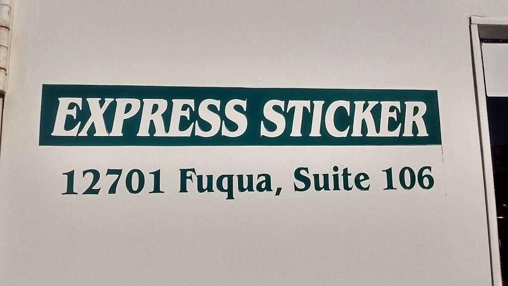 Express Sticker State Inspections | 12701 Fuqua St # 106, Houston, TX 77034 | Phone: (281) 464-2249