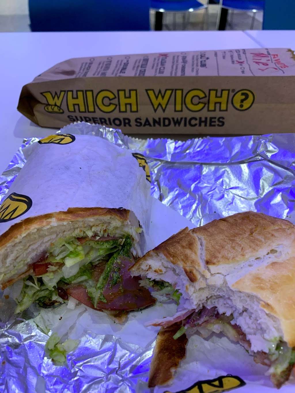 Which Wich | 2800 N Terminal Rd, Houston, TX 77032, USA | Phone: (281) 233-7678