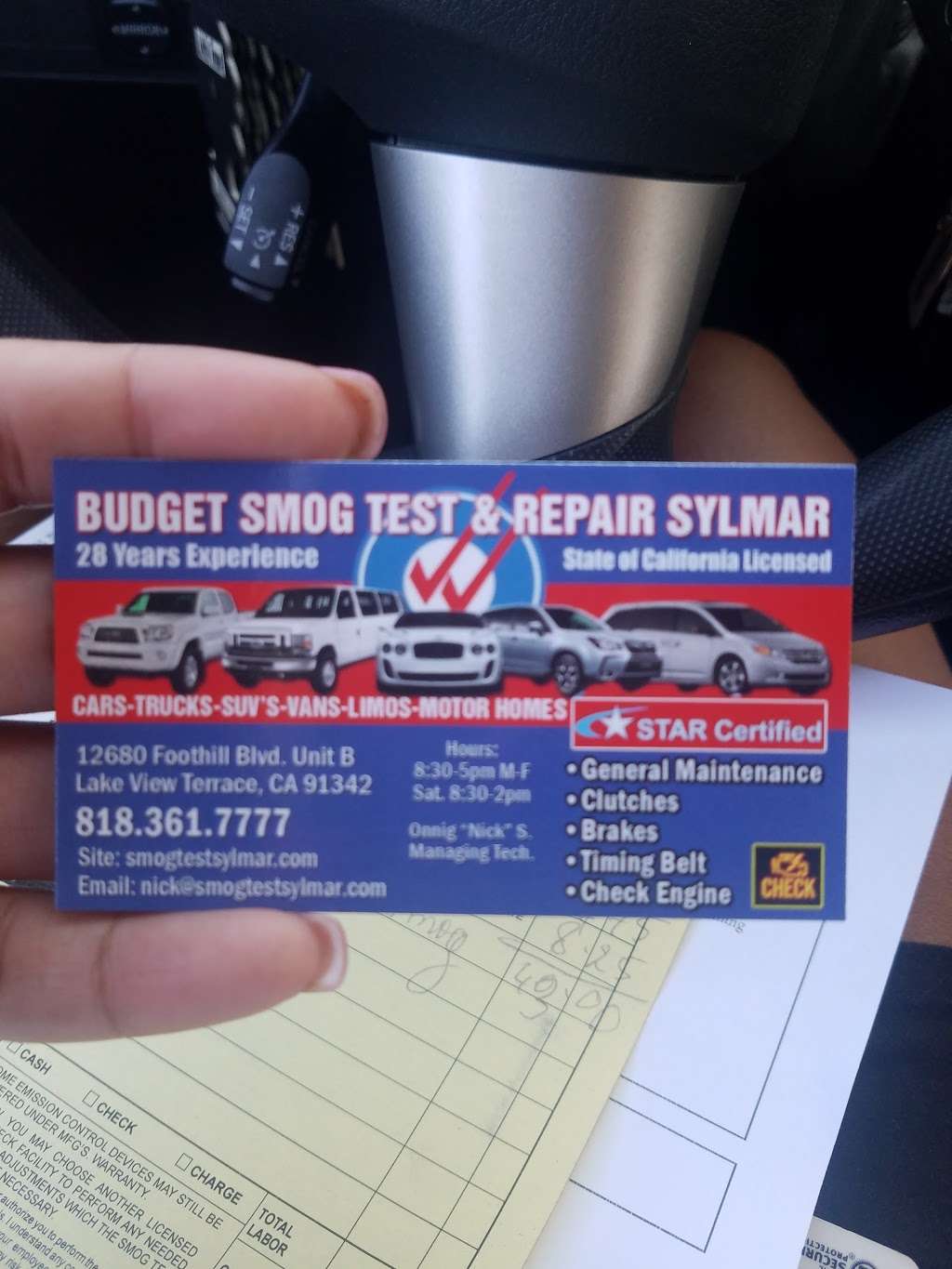 Budget Smog Test & Repair Sylmar | 12680 Foothill Blvd unit B, Sylmar, CA 91342 | Phone: (818) 361-7777