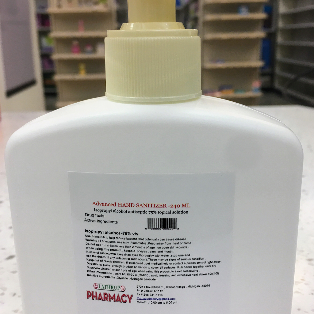 Lathrup Pharmacy | 27241 Southfield Rd, Lathrup Village, MI 48076, USA | Phone: (248) 331-1112