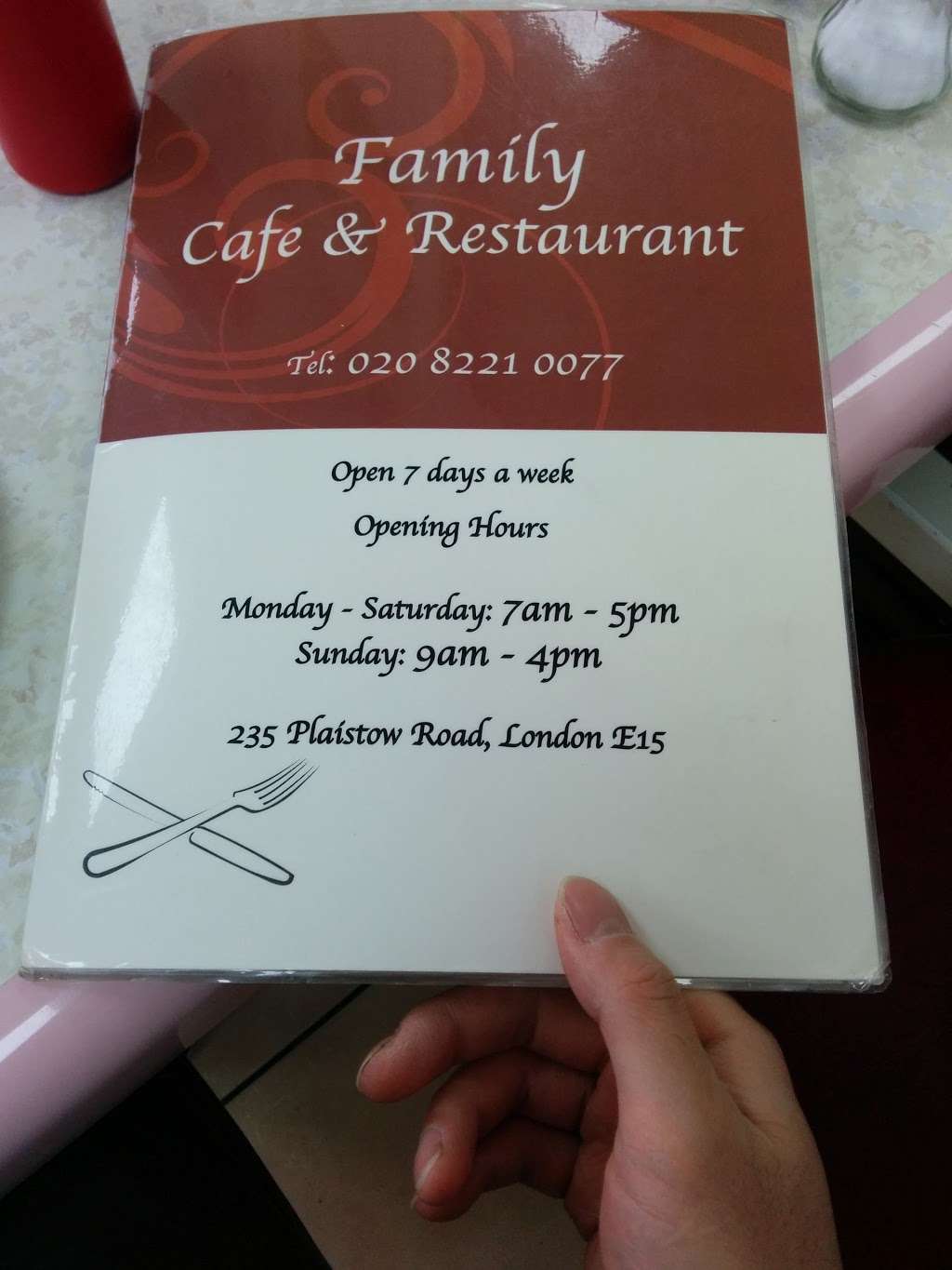 Family Cafe London | 235 Plaistow Rd, London E15 3EU, UK | Phone: 020 8221 0077