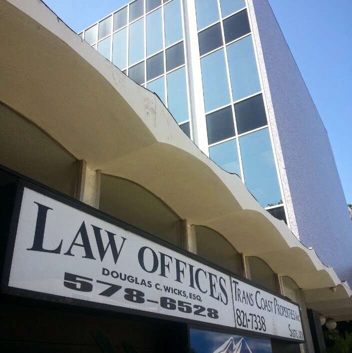 Law Office of Douglas C. Wicks | 8405 Pershing Dr #500, Playa Del Rey, CA 90293, USA | Phone: (310) 578-6528