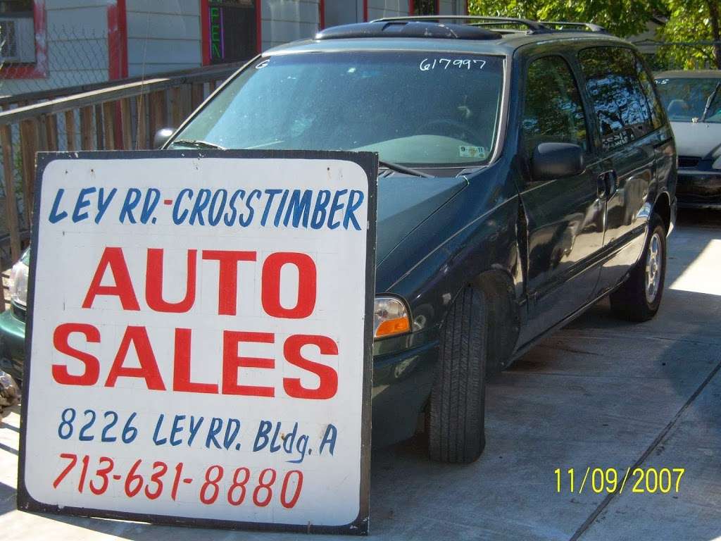 Ley Road Crosstimber Auto Sales | 8226 Ley Rd, Houston, TX 77028, USA | Phone: (713) 631-8880