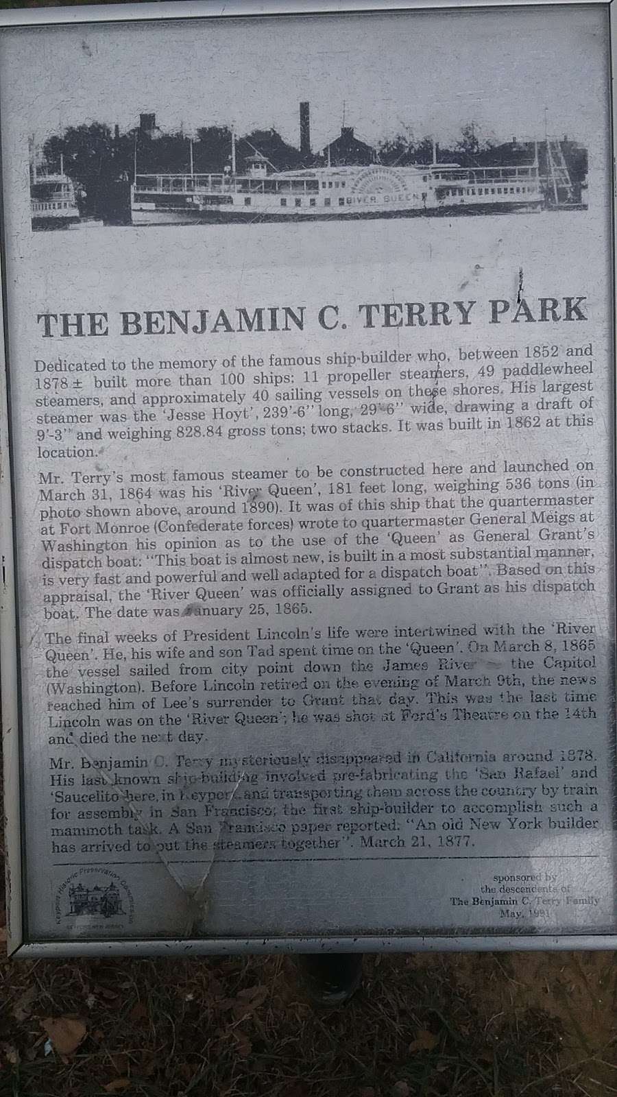 Benjamin C. Terry Park | 42 Cedar St, Keyport, NJ 07735, USA