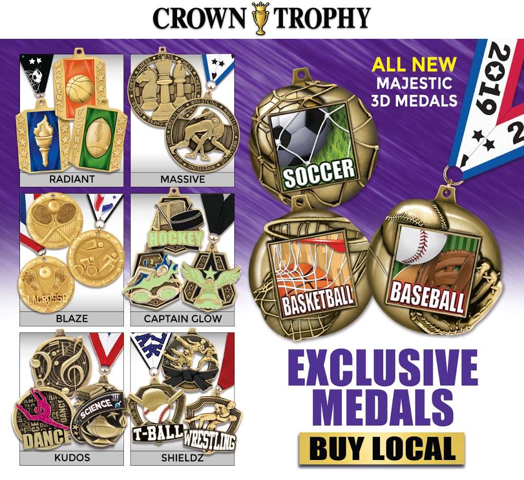 Crown Trophy | 265 Main St, Northborough, MA 01532, USA | Phone: (508) 393-4929