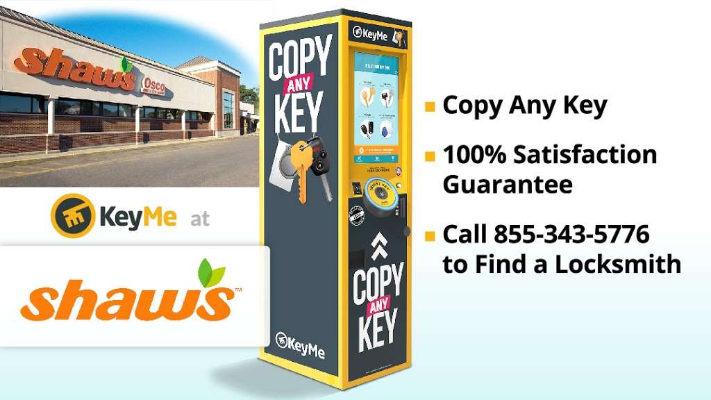 KeyMe | 130 River St, Waltham, MA 02453, USA | Phone: (781) 243-3776