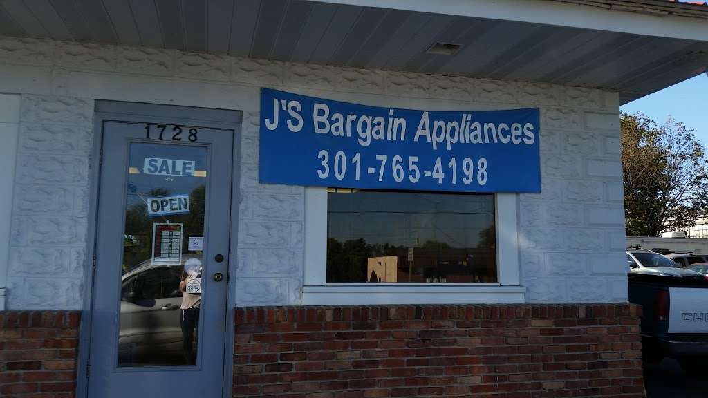 Js Bargain Appliances | 1446 W Patrick St, Frederick, MD 21702 | Phone: (301) 765-4198