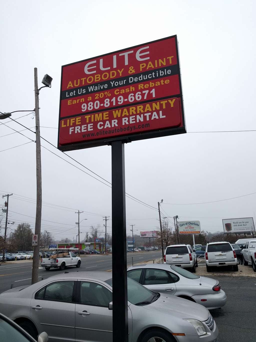 Elite Auto Body And Paint | 4001 N Tryon St, Charlotte, NC 28206, USA | Phone: (980) 729-0700