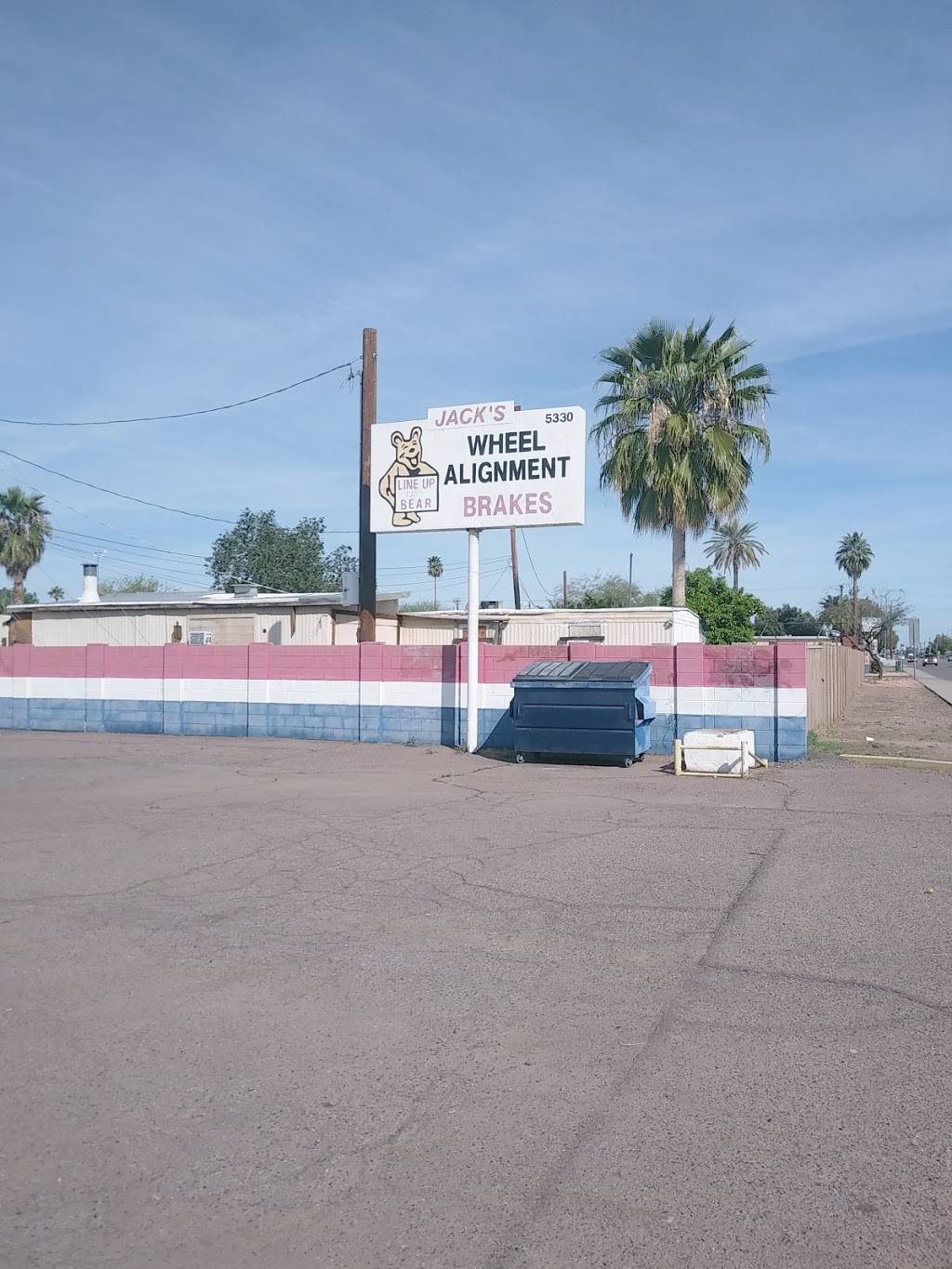 Jacks Wheel Alignment & Brake Service | 5330 N 43rd Ave, Glendale, AZ 85301, USA | Phone: (623) 931-3783