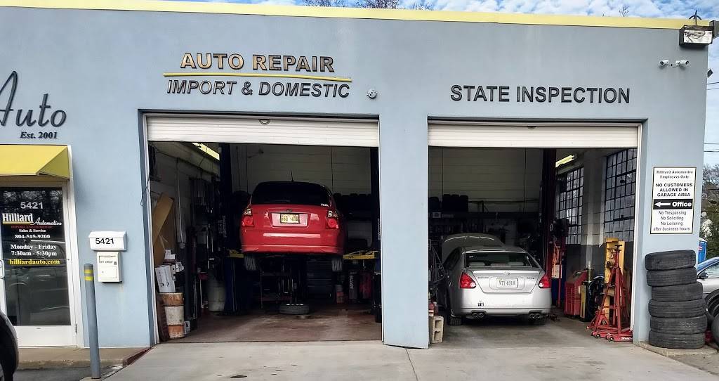 Hilliard Automotive | 5421 Brook Rd, Richmond, VA 23227 | Phone: (804) 515-9200