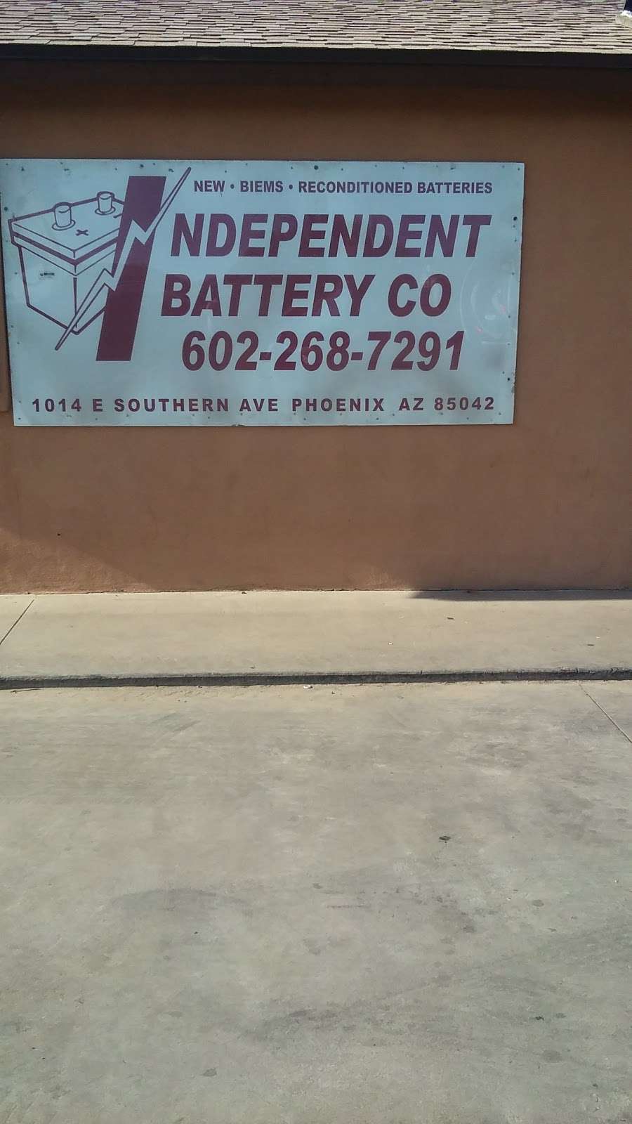 Independent Battery Co | 1014 E Southern Ave, Phoenix, AZ 85040, USA | Phone: (602) 268-7291
