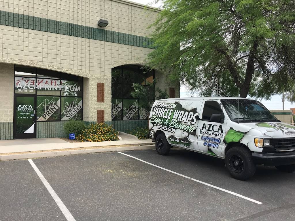 AZCA Signs & Wraps | 13128 W Foxfire Dr #101, Surprise, AZ 85378, USA | Phone: (623) 533-5739