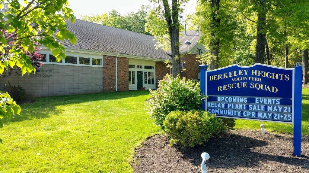 Berkeley Heights Volunteer Rescue Squad | 378 Snyder Ave, Berkeley Heights, NJ 07922 | Phone: (908) 464-1141