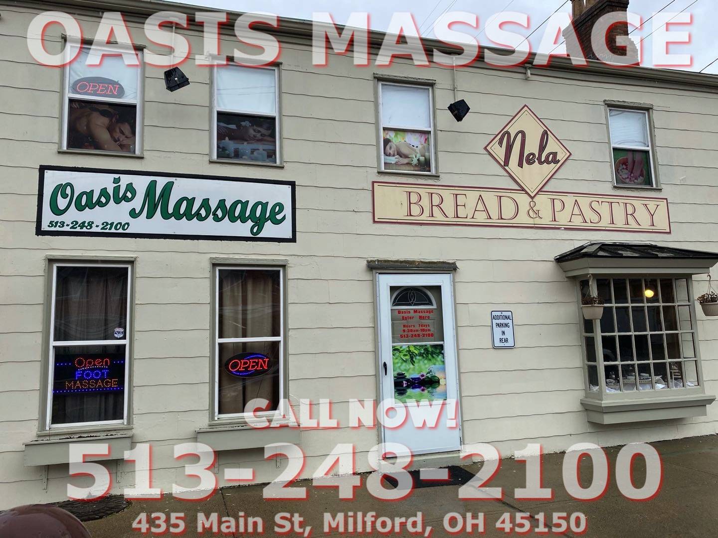 Oasis Massage | 435 Main St, Milford, OH 45150, United States | Phone: (513) 248-2100