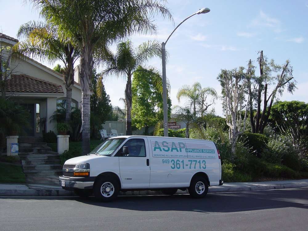 ASAP Appliance Service | 3200 Legendario, San Clemente, CA 92673 | Phone: (949) 361-7713