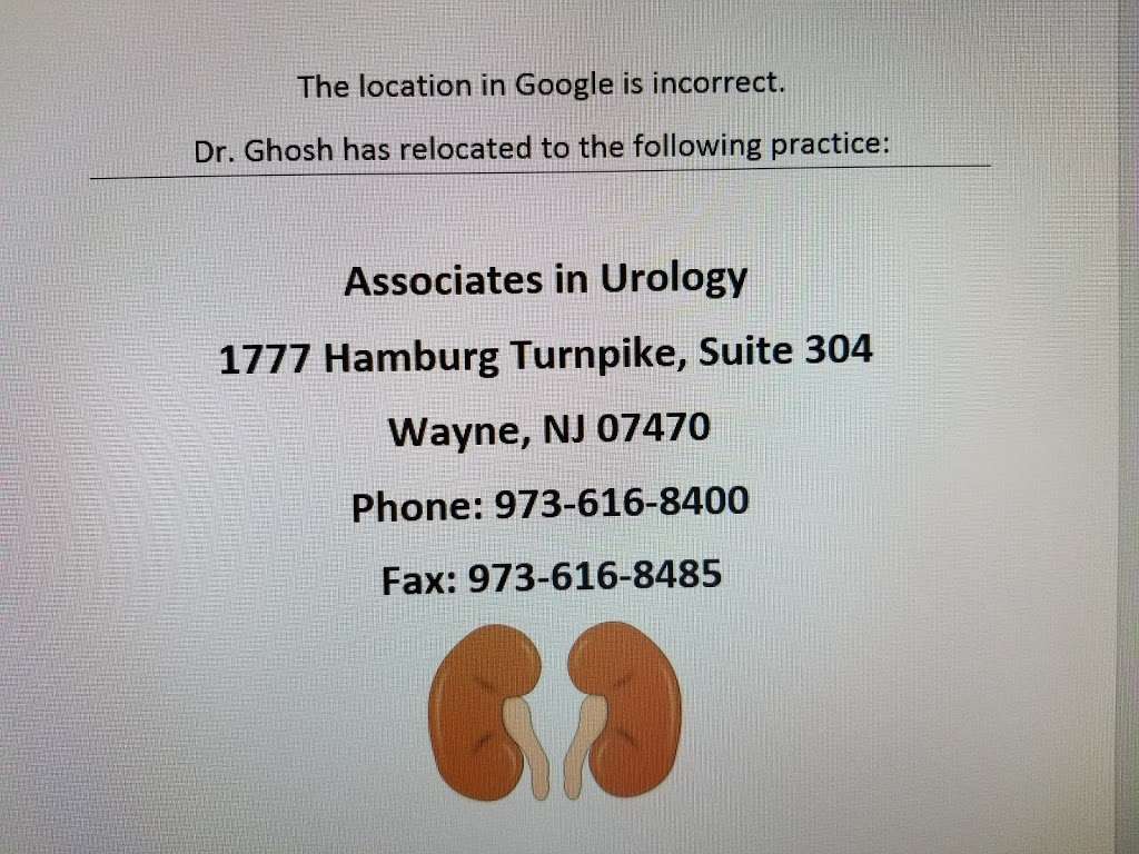 Propa Ghosh, MD | 1777 Hamburg Turnpike Suite 304, Wayne, NJ 07470 | Phone: (973) 616-8400