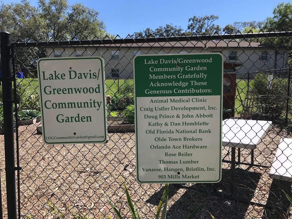 Lake Davis/Greenwood Community Garden | 1224 Elmwood St, Orlando, FL 32801, USA