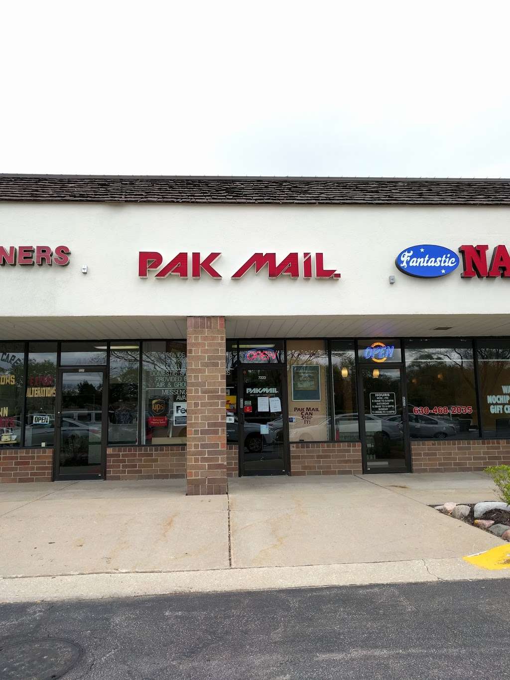 Pak Mail | 7223 Kingery Hwy, Willowbrook, IL 60527, USA | Phone: (630) 920-1110