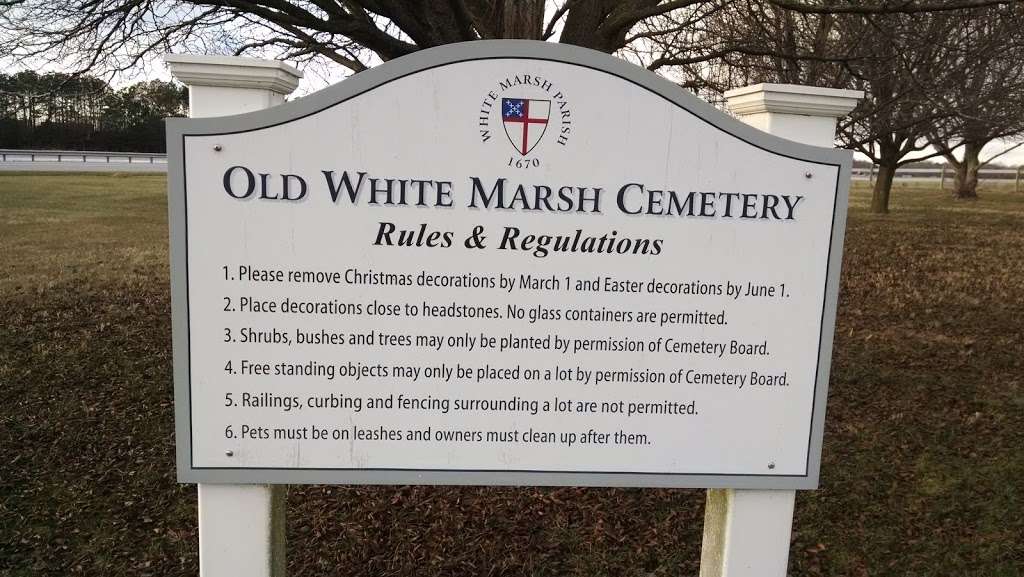 White Marsh Cemetery | Manadier Rd, Trappe, MD 21673, USA | Phone: (410) 310-9316