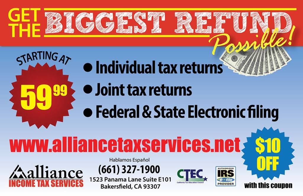 Alliance Multi Services | 1523 Panama Ln E-100, Bakersfield, CA 93307, USA | Phone: (661) 327-1900